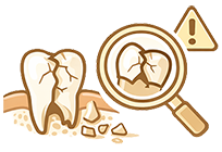 Зуб невозможно восстановить